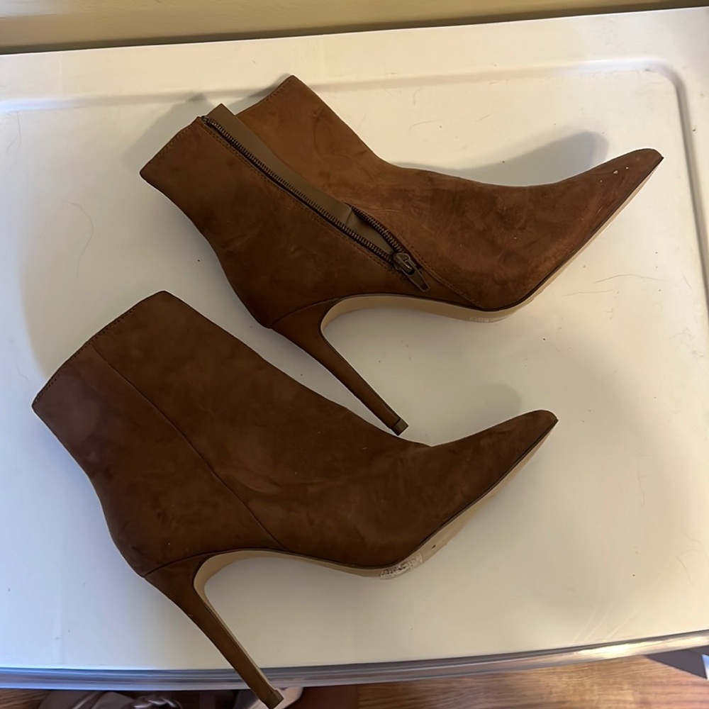 Ankle booties with heel